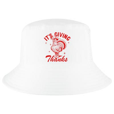 ItS Giving Thanks Cowboy Turkey Fall Autumn Thanksgiving Cool Comfort Performance Bucket Hat