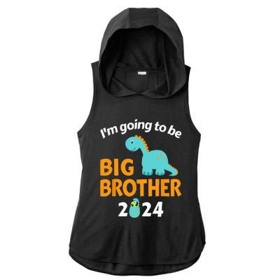 Im Going To Be Big Brother 2024 For Pregnancy Announcement Ladies PosiCharge Tri-Blend Wicking Draft Hoodie Tank