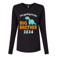 Im Going To Be Big Brother 2024 For Pregnancy Announcement Womens Cotton Relaxed Long Sleeve T-Shirt