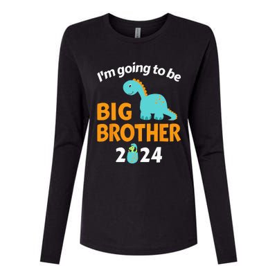 Im Going To Be Big Brother 2024 For Pregnancy Announcement Womens Cotton Relaxed Long Sleeve T-Shirt