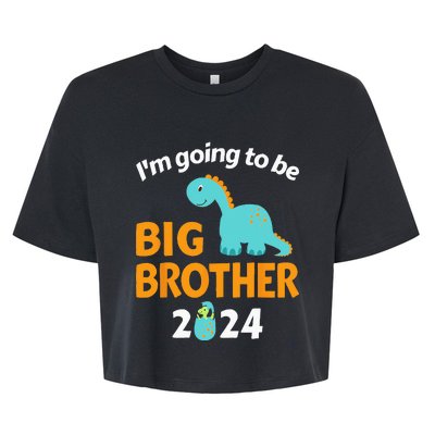 Im Going To Be Big Brother 2024 For Pregnancy Announcement Bella+Canvas Jersey Crop Tee