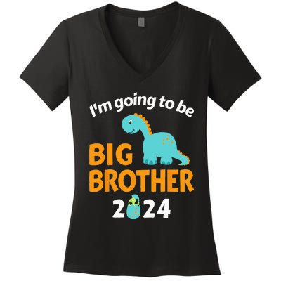 Im Going To Be Big Brother 2024 For Pregnancy Announcement Women's V-Neck T-Shirt