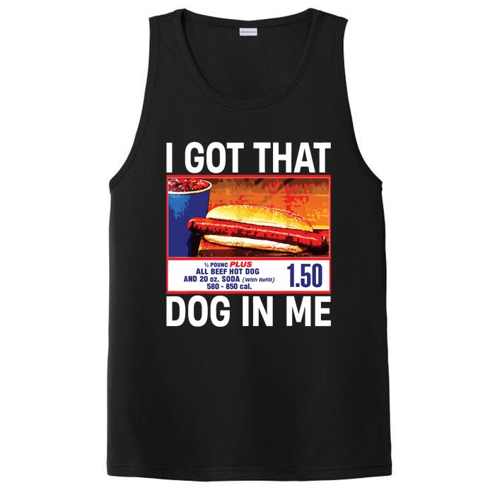 I Got That Dog In Me Funny Hotdogs PosiCharge Competitor Tank