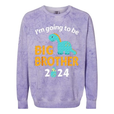 Im Going To Be Big Brother 24 For Pregnancy Announcement Colorblast Crewneck Sweatshirt