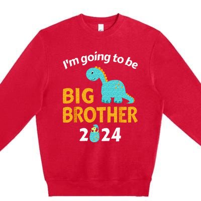 Im Going To Be Big Brother 24 For Pregnancy Announcement Premium Crewneck Sweatshirt