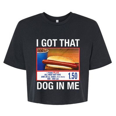 I Got That Dog In Me Bella+Canvas Jersey Crop Tee