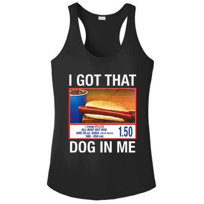 I Got That Dog In Me Ladies PosiCharge Competitor Racerback Tank