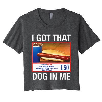 I Got That Dog In Me Women's Crop Top Tee