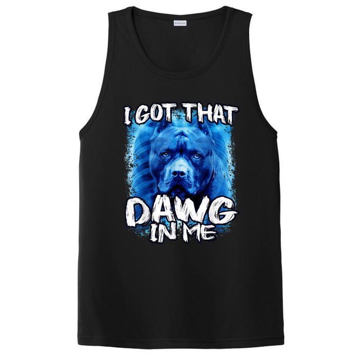 I Got That Dawg In Me Xray Pitbull Ironic Meme Viral Quote PosiCharge Competitor Tank