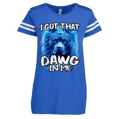 I Got That Dawg In Me Xray Pitbull Ironic Meme Viral Quote Enza Ladies Jersey Football T-Shirt