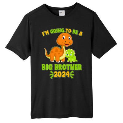 IM Going To Be A Big Brother 2024 Cute Dinosaurs Tall Fusion ChromaSoft Performance T-Shirt