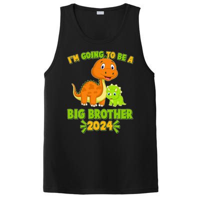 IM Going To Be A Big Brother 2024 Cute Dinosaurs PosiCharge Competitor Tank