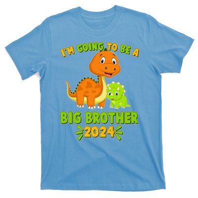 IM Going To Be A Big Brother 2024 Cute Dinosaurs T-Shirt