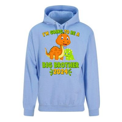 IM Going To Be A Big Brother 2024 Cute Dinosaurs Unisex Surf Hoodie