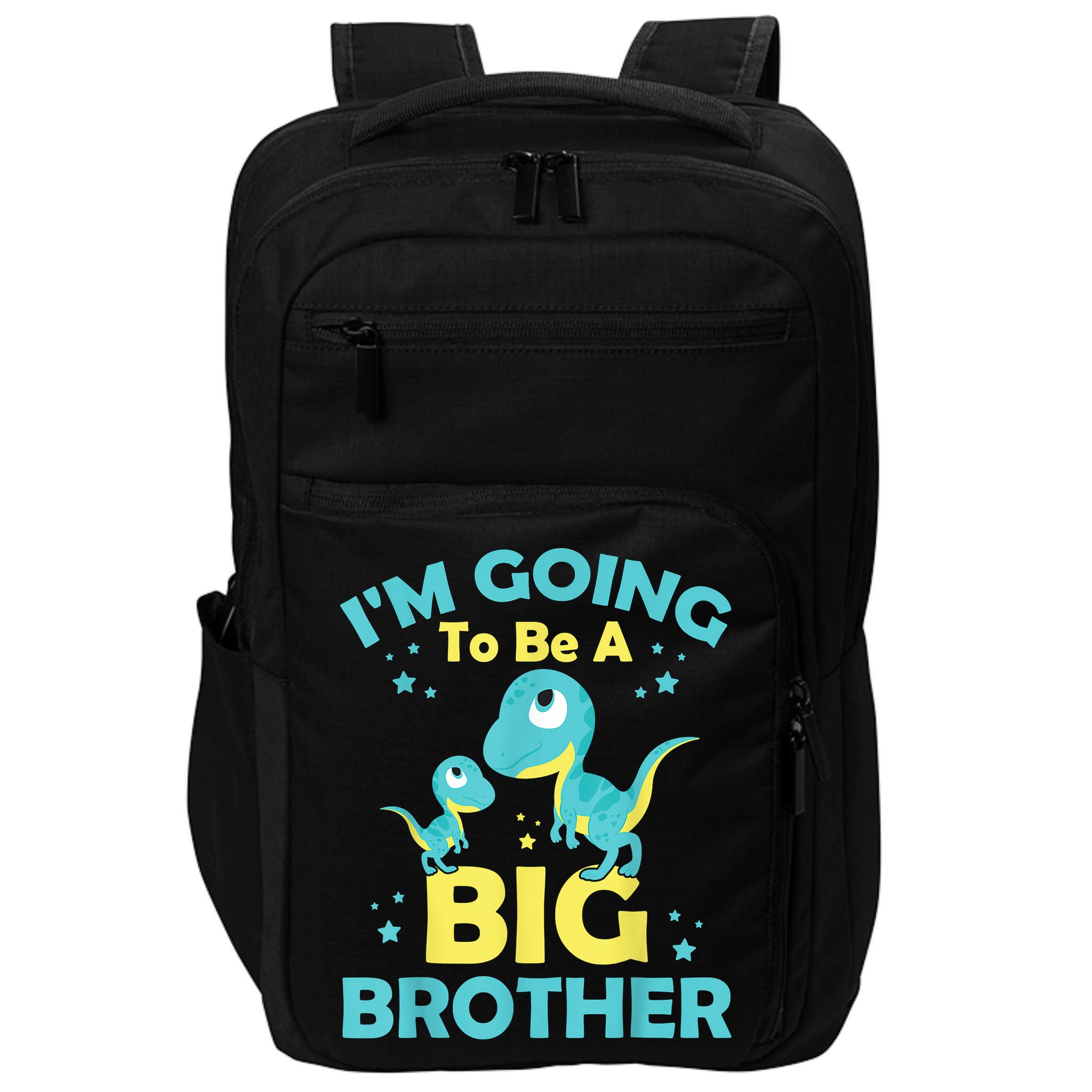 I'm Going To Be A Big Brother Family Dinosaur Cute Funny Impact Tech Backpack