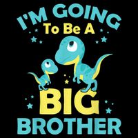 I'm Going To Be A Big Brother Family Dinosaur Cute Funny Impact Tech Backpack