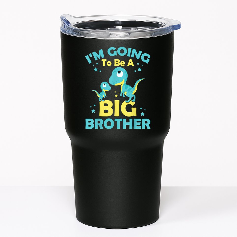 I'm Going To Be A Big Brother Family Dinosaur Cute Funny Tumbler