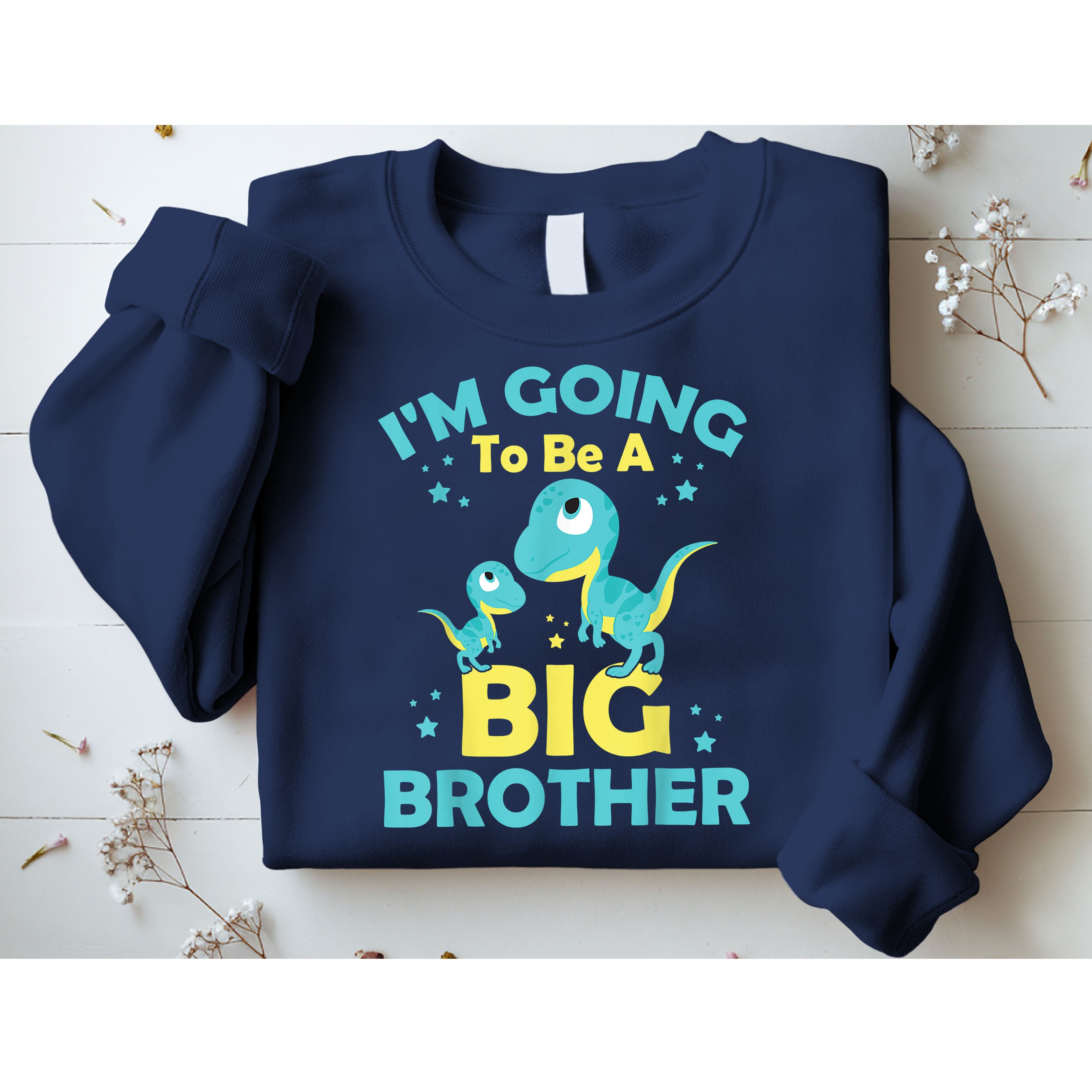 I'm Going To Be A Big Brother Family Dinosaur Cute Funny Sweatshirt
