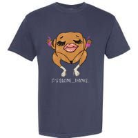 It’S Giving Thanks Turkey Funny Thanksgiving Meme Garment-Dyed Heavyweight T-Shirt