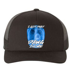 I Got That Dawg In Me Xray Pitbull Ironic Meme Viral Yupoong Adult 5-Panel Trucker Hat