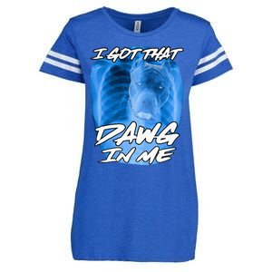 I Got That Dawg In Me Xray Pitbull Ironic Meme Viral Enza Ladies Jersey Football T-Shirt