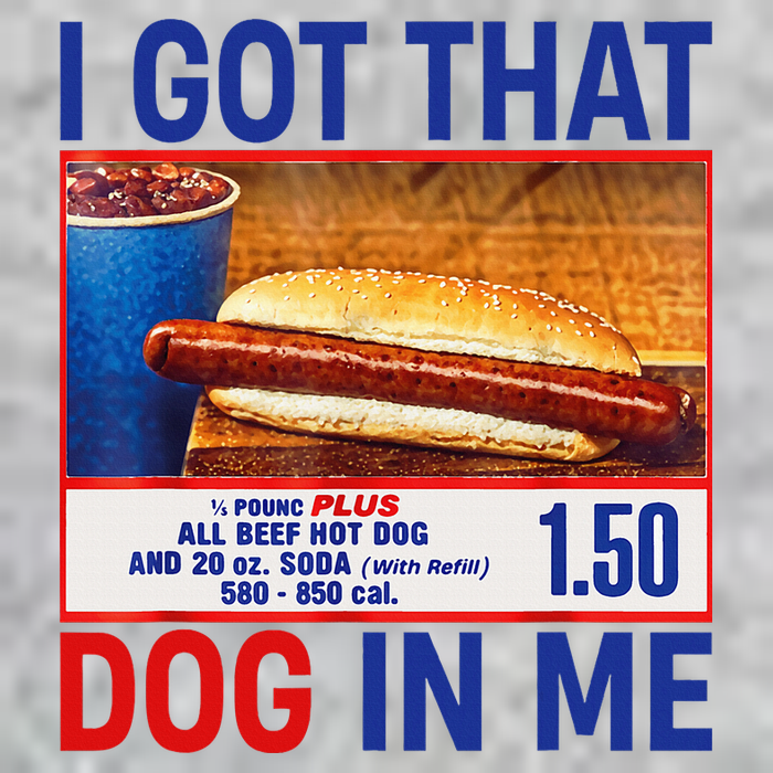 I Got That Dog In Me Funny Hotdogs Combo 4th Of July Dad Mom Premium T-Shirt