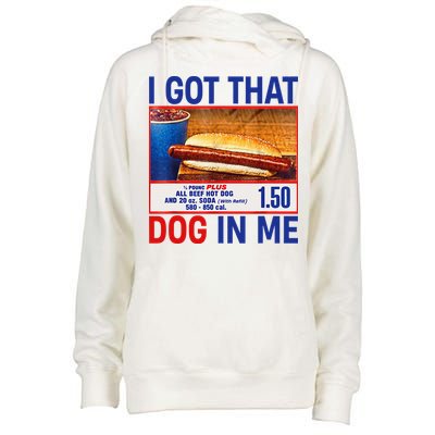 I Got That Dog In Me Funny Hotdogs Combo 4th Of July Dad Mom Womens Funnel Neck Pullover Hood