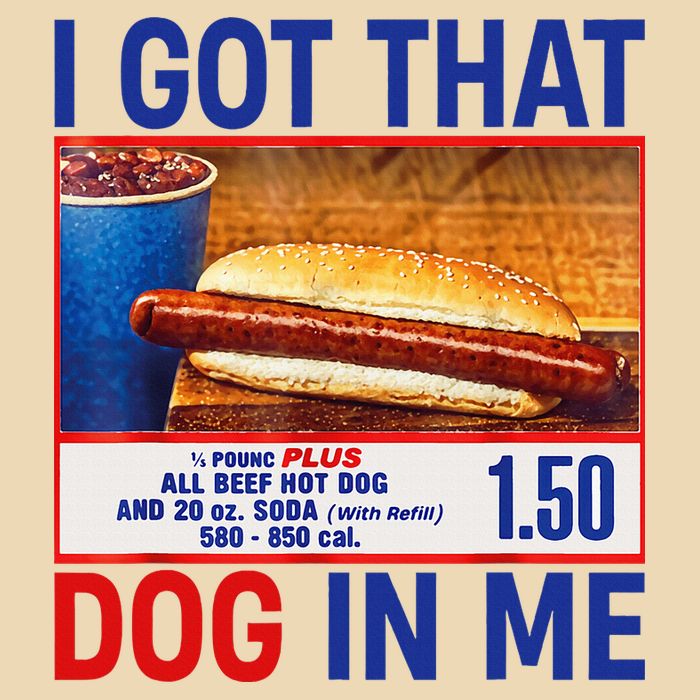 I Got That Dog In Me Funny Hotdogs Combo 4th Of July Dad Mom Drawstring Bag