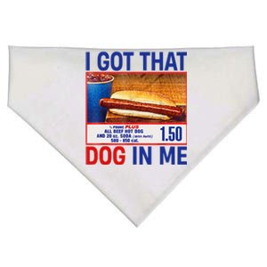 I Got That Dog In Me Funny Hotdogs Combo 4th Of July Dad Mom USA-Made Doggie Bandana