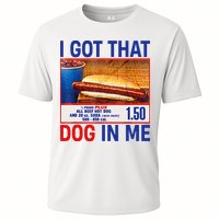 I Got That Dog In Me Funny Hotdogs Combo 4th Of July Dad Mom Cooling Performance Crew T-Shirt