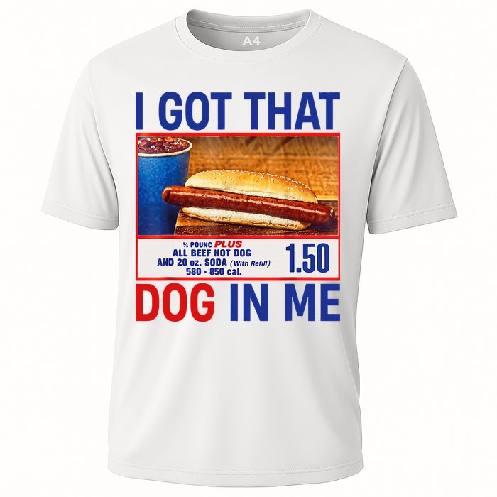 I Got That Dog In Me Funny Hotdogs Combo 4th Of July Dad Mom Cooling Performance Crew T-Shirt