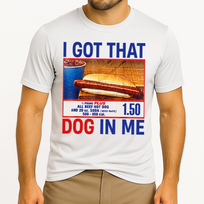 I Got That Dog In Me Funny Hotdogs Combo 4th Of July Dad Mom Cooling Performance Crew T-Shirt