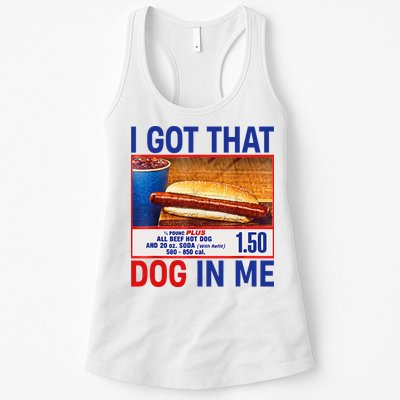 I Got That Dog In Me Funny Hotdogs Combo 4th Of July Dad Mom Womens Tank Top