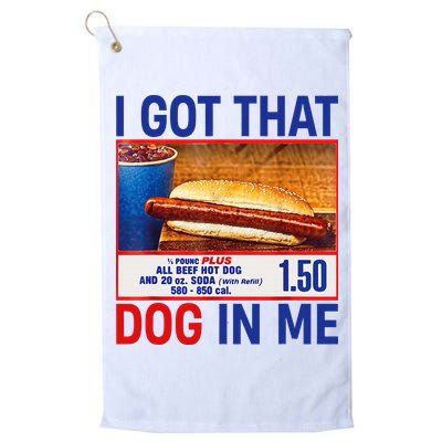 I Got That Dog In Me Funny Hotdogs Combo 4th Of July Dad Mom Golf Towel