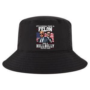 Its Gonna Take A Felon And A Hillbilly To Fix This Pro Trump Vance Cool Comfort Performance Bucket Hat