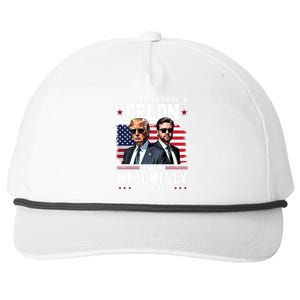 Its Gonna Take A Felon And A Hillbilly To Fix This Pro Trump Vance Snapback Five-Panel Rope Hat