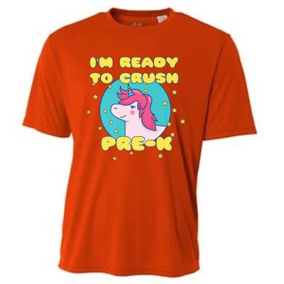 Im Going To Crush PreK Back To School Unicorn Star Cooling Performance Crew T-Shirt