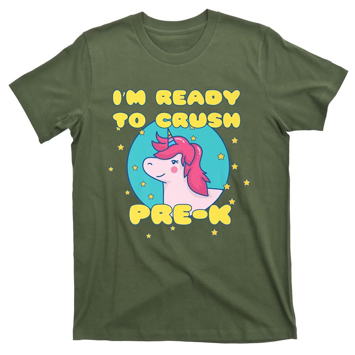 Im Going To Crush PreK Back To School Unicorn Star T-Shirt