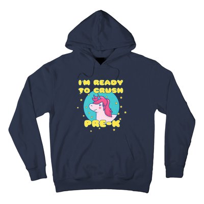 Im Going To Crush PreK Back To School Unicorn Star Hoodie