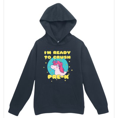 Im Going To Crush PreK Back To School Unicorn Star Urban Pullover Hoodie