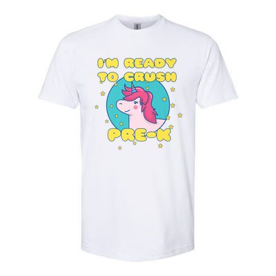 Im Going To Crush PreK Back To School Unicorn Star Softstyle CVC T-Shirt