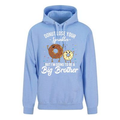 I'm Going To Be A Big Brother Pregnancy Announcement Quote Unisex Surf Hoodie