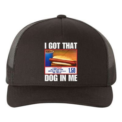 I Got That Dog In Me Funny Hotdogs Combo Yupoong Adult 5-Panel Trucker Hat