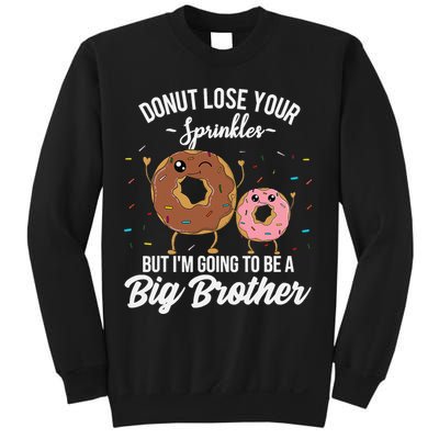 Im Going To Be A Big Brother Funny Donut Baby Announcement Sweatshirt
