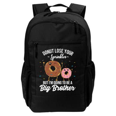 Im Going To Be A Big Brother Funny Donut Baby Announcement Backpack