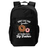 Im Going To Be A Big Brother Funny Donut Baby Announcement Backpack