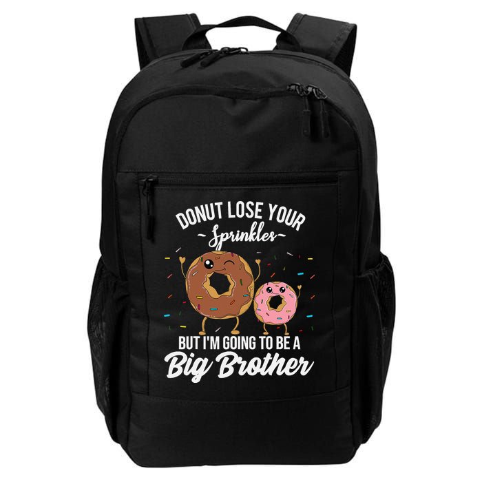 Im Going To Be A Big Brother Funny Donut Baby Announcement Backpack