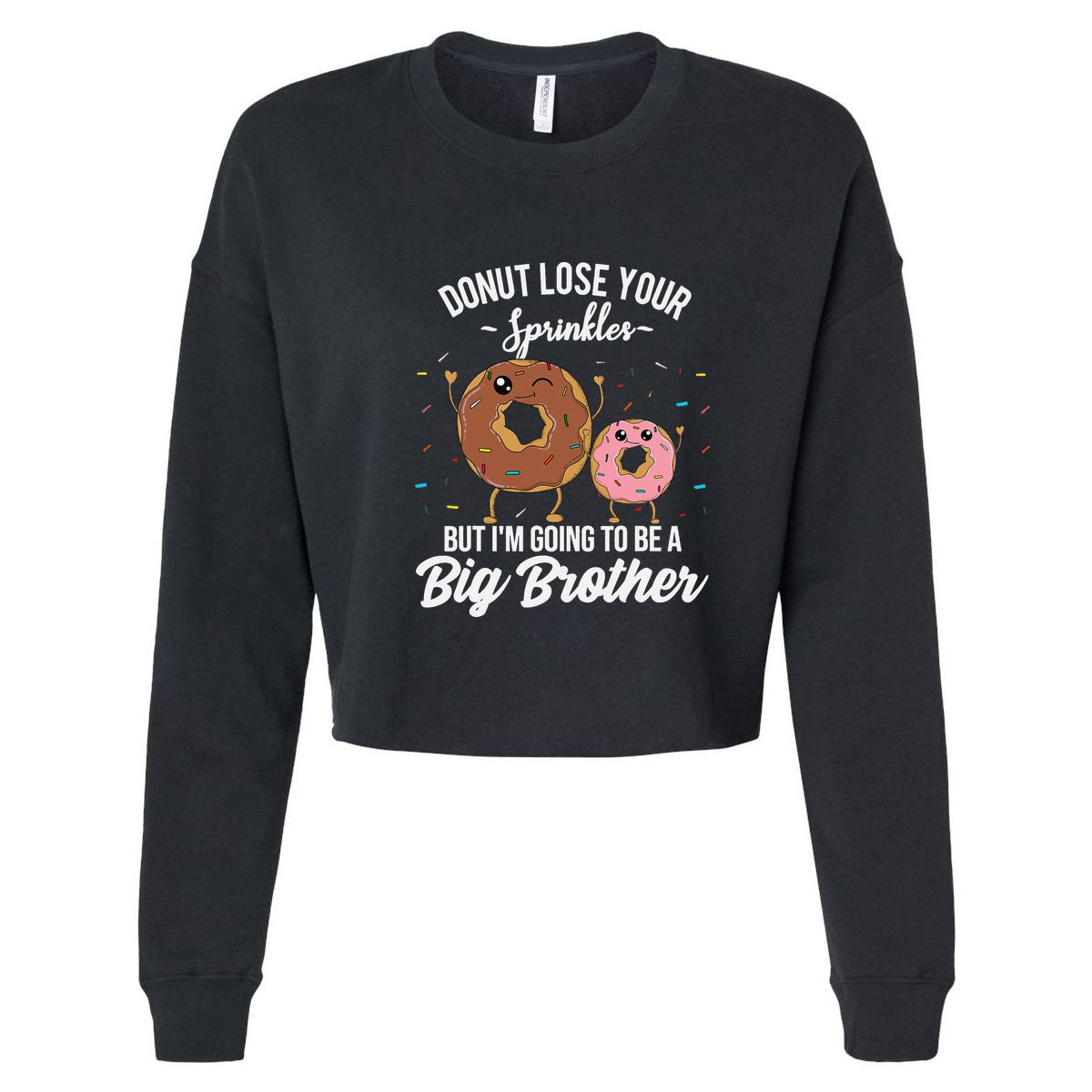 Im Going To Be A Big Brother Funny Donut Baby Announcement 16 in Basic Backpack