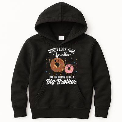 Im Going To Be A Big Brother Funny Donut Baby Announcement Kids Hoodie