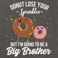 Im Going To Be A Big Brother Funny Donut Baby Announcement Cotton Canvas Backpack